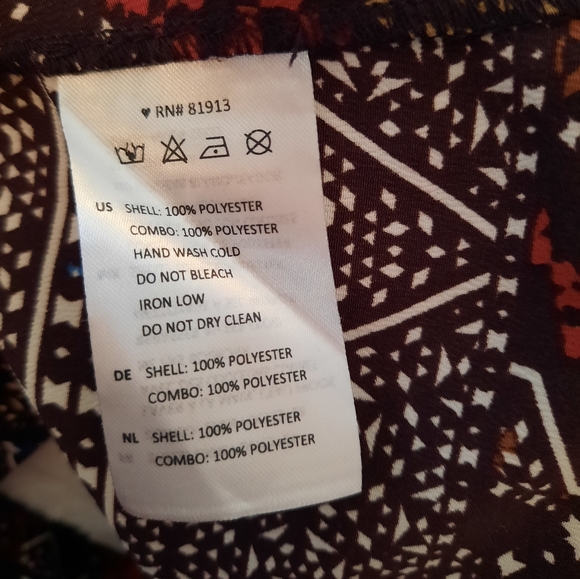 Cooper & ella Billie tie tribal top medium NWT *AH - Picture 5 of 6